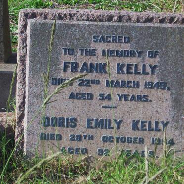 KELLY Frank -1945 &amp; Doris Emily -19?4 