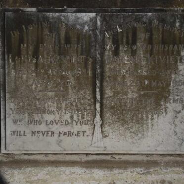 KIVIETS Barend -1956 &amp; Louisa -1944