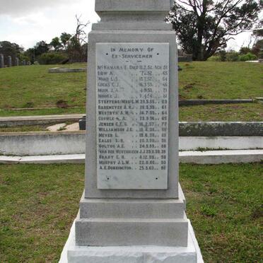 2. In Memory Of Ex -Servicemen