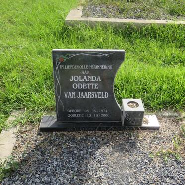 JAARSVELD Jolanda Odette, van 1974-2000