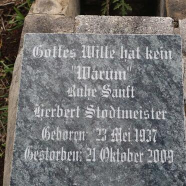 STODTMEISTER Herbert 1937-2009