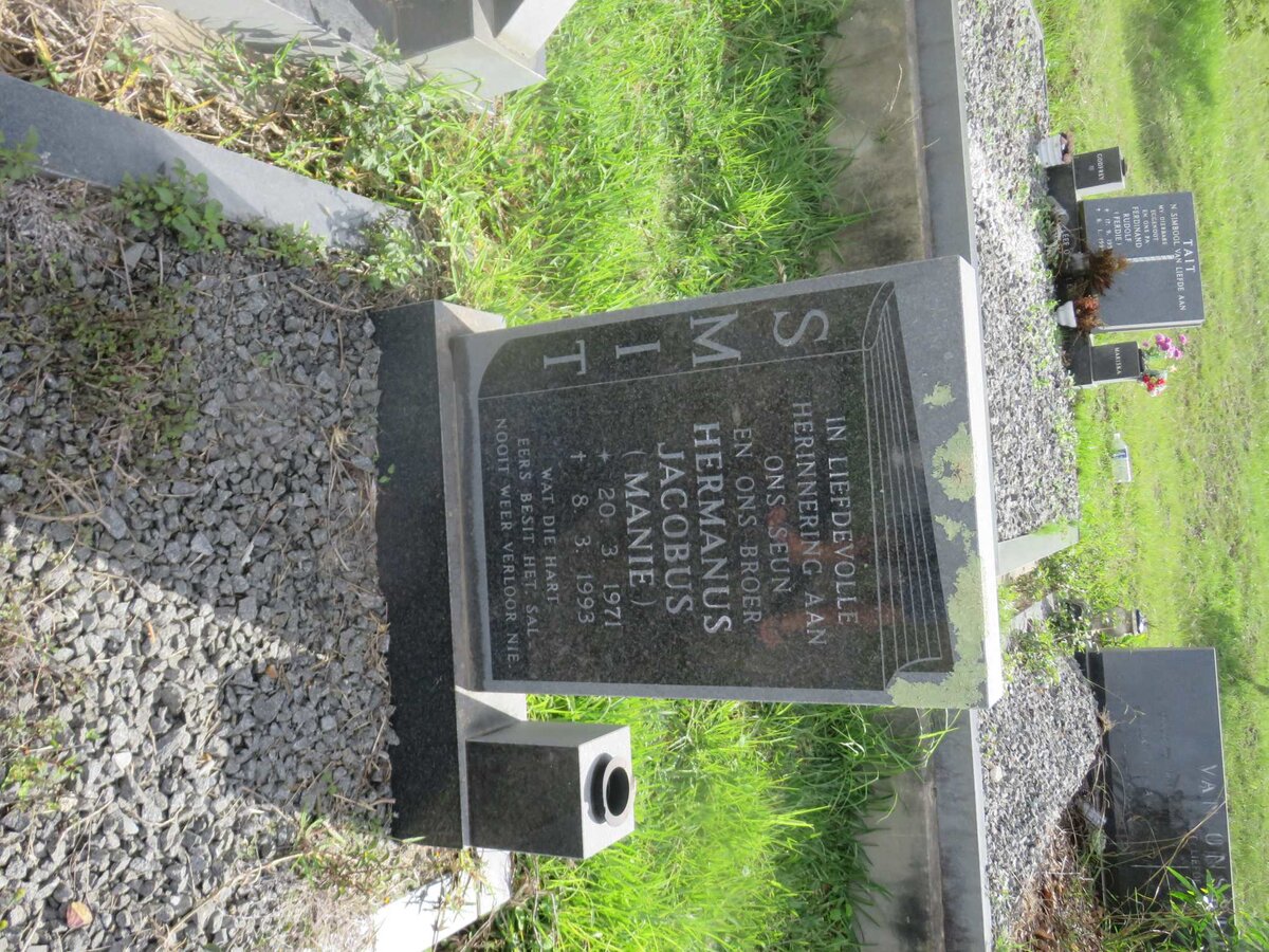 SMIT Hermanus Jacobus 1971-1993