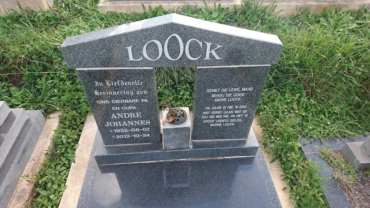 LOOCK Andre Johannes 1952-2012