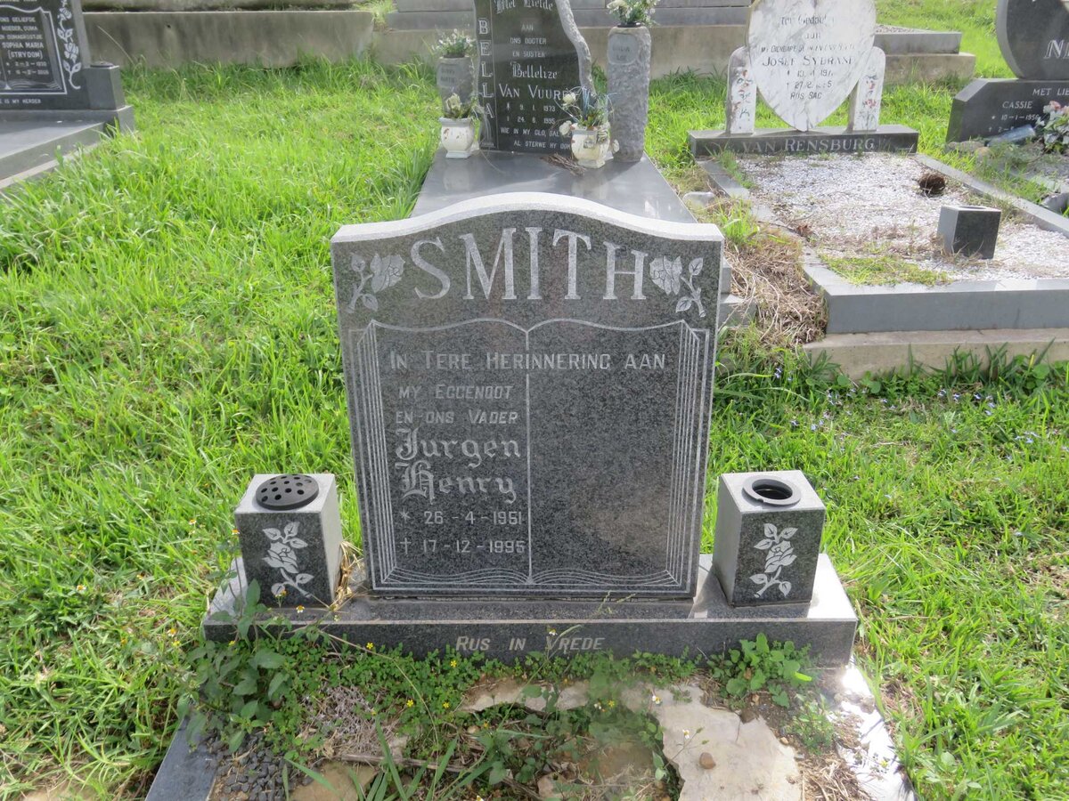 SMITH Jurgen Henry 1951-1995