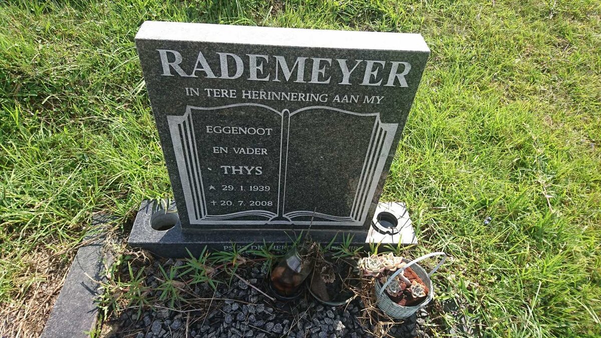 RADEMEYER Thys 1939-2008