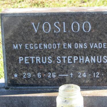 VOSLOO Petrus Stephanus 1926-1975