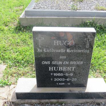 HUGO Hubert 1965-2003