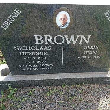 BROWN Nicholaas Hendrik 1938-2007
