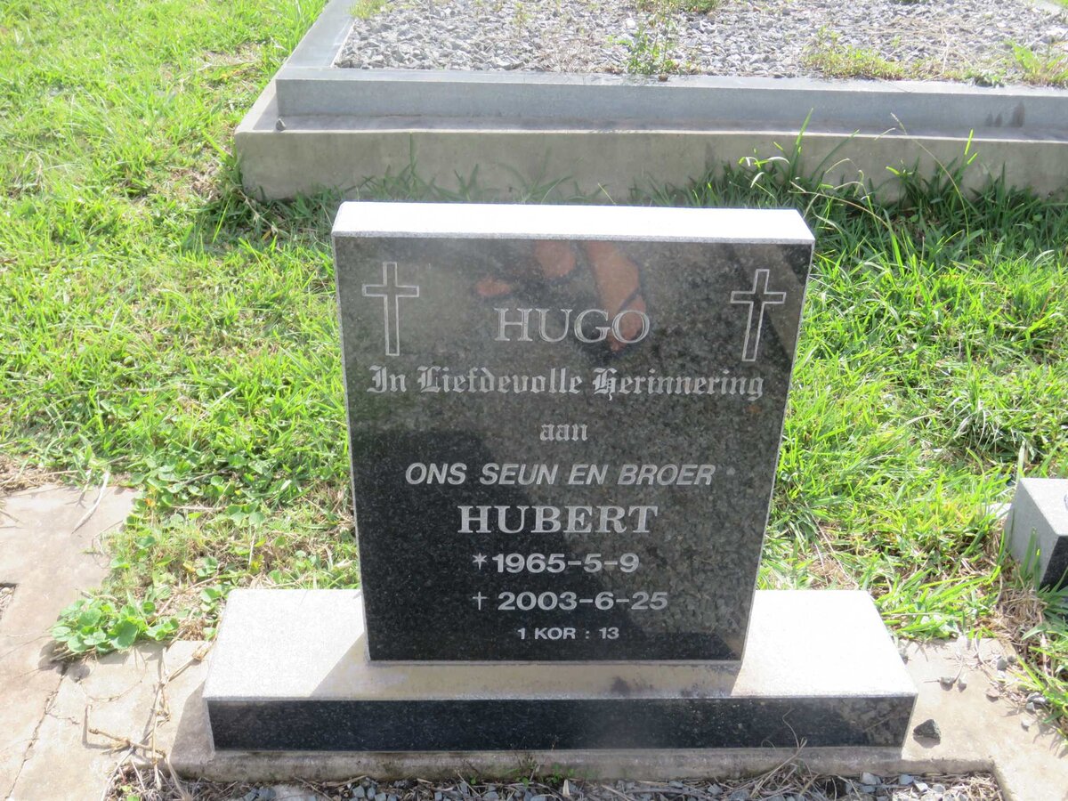 HUGO Hubert 1965-2003