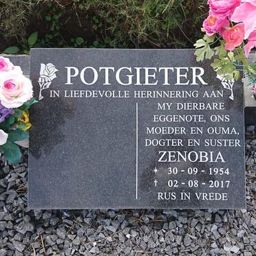 POTGIETER Zenobia 1954-2017