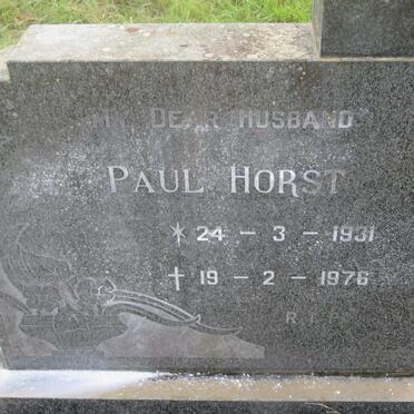 HELD Paul Horst 1931-1976