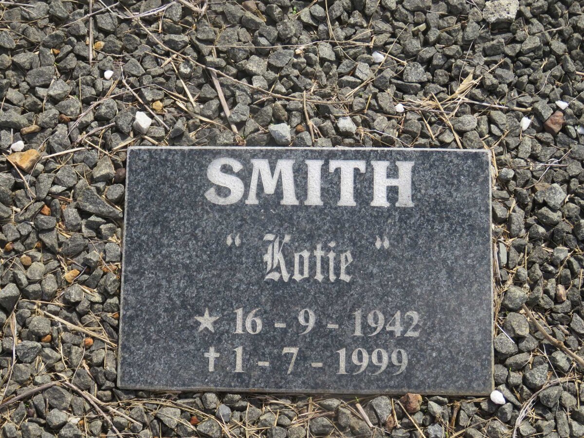 SMITH Kotie 1942-1999