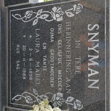 SNYMAN Laura Mabel 1898-1988