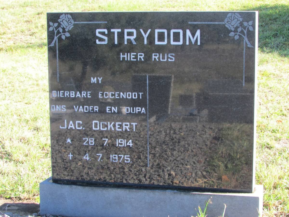 STRYDOM Jac. Ockert 1914-1975