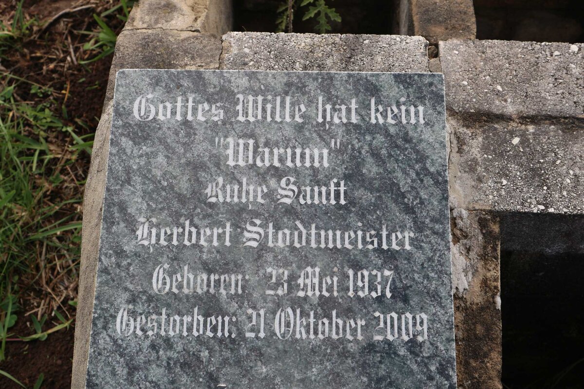 STODTMEISTER Herbert 1937-2009