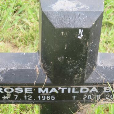 BAIN Rose Matilda 1965-2013