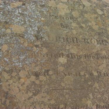 ROBINSON Agnes Adrich