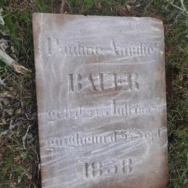 BAUER Pauline Amalie -1858