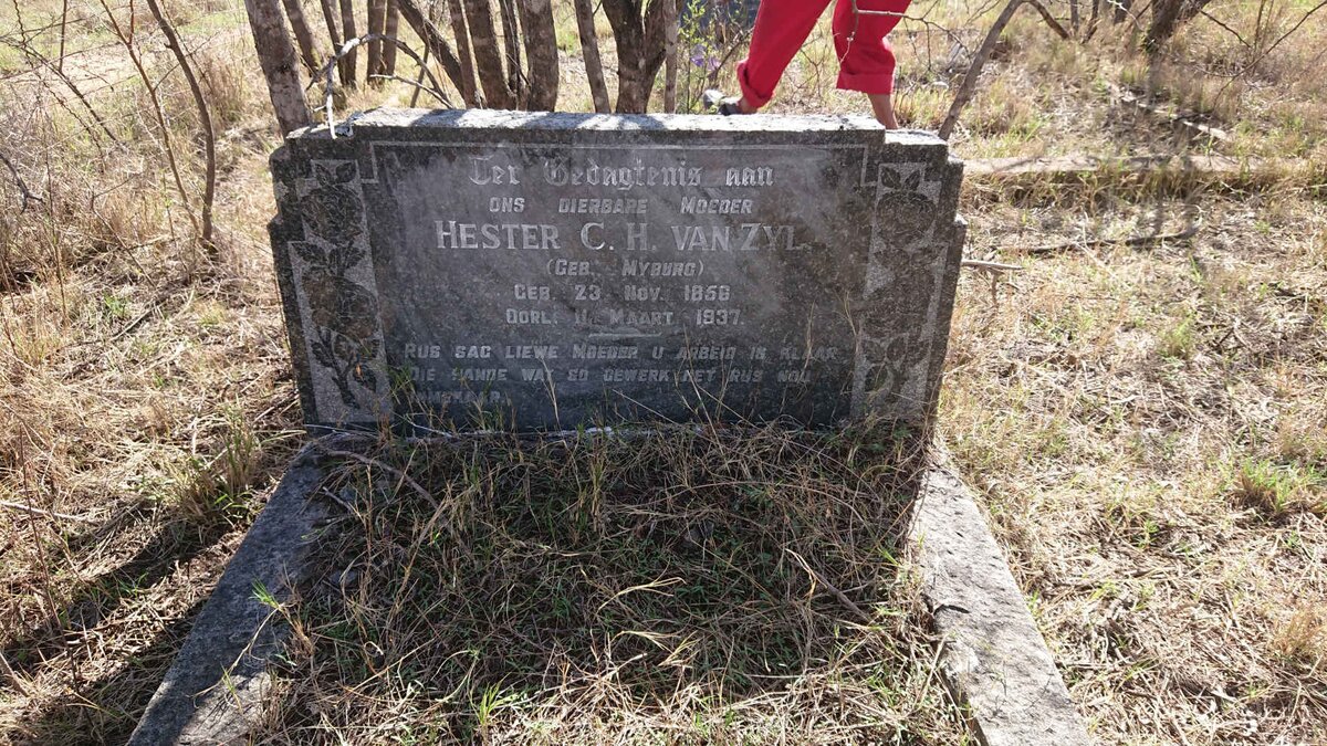 ZYL Hester C.H., van nee MYBURG 1856-1937
