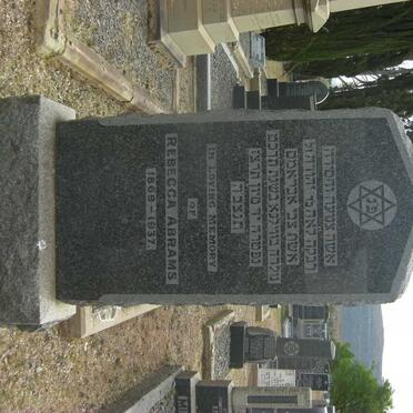 ABRAHAMS Rebecca 1869-1937