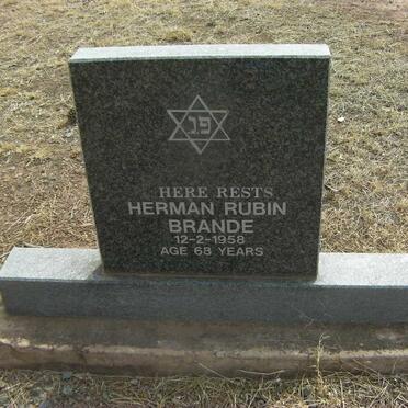 BRANDE Herman Rubin -1958