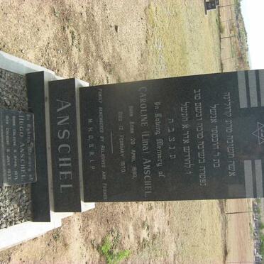 ANSCHEL Hugo 1871-1932 &amp; Caroline 1880-1970