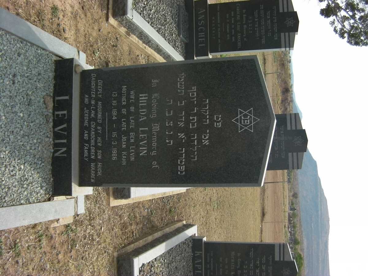 LEVIN Hilda 1914-1986