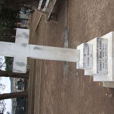 ADAMS Ernest King 1895-1933