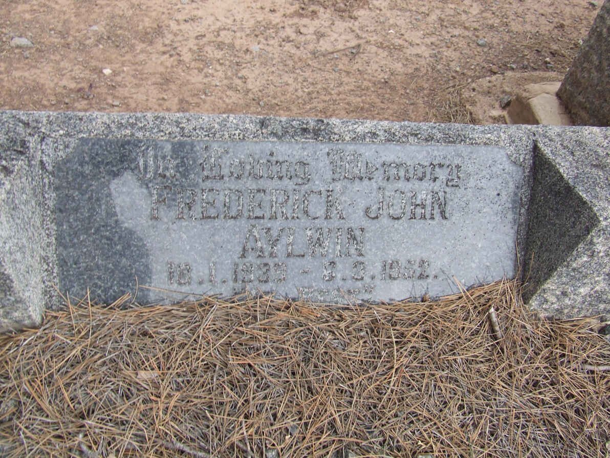 AYLWIN Frederick John 1939-1952