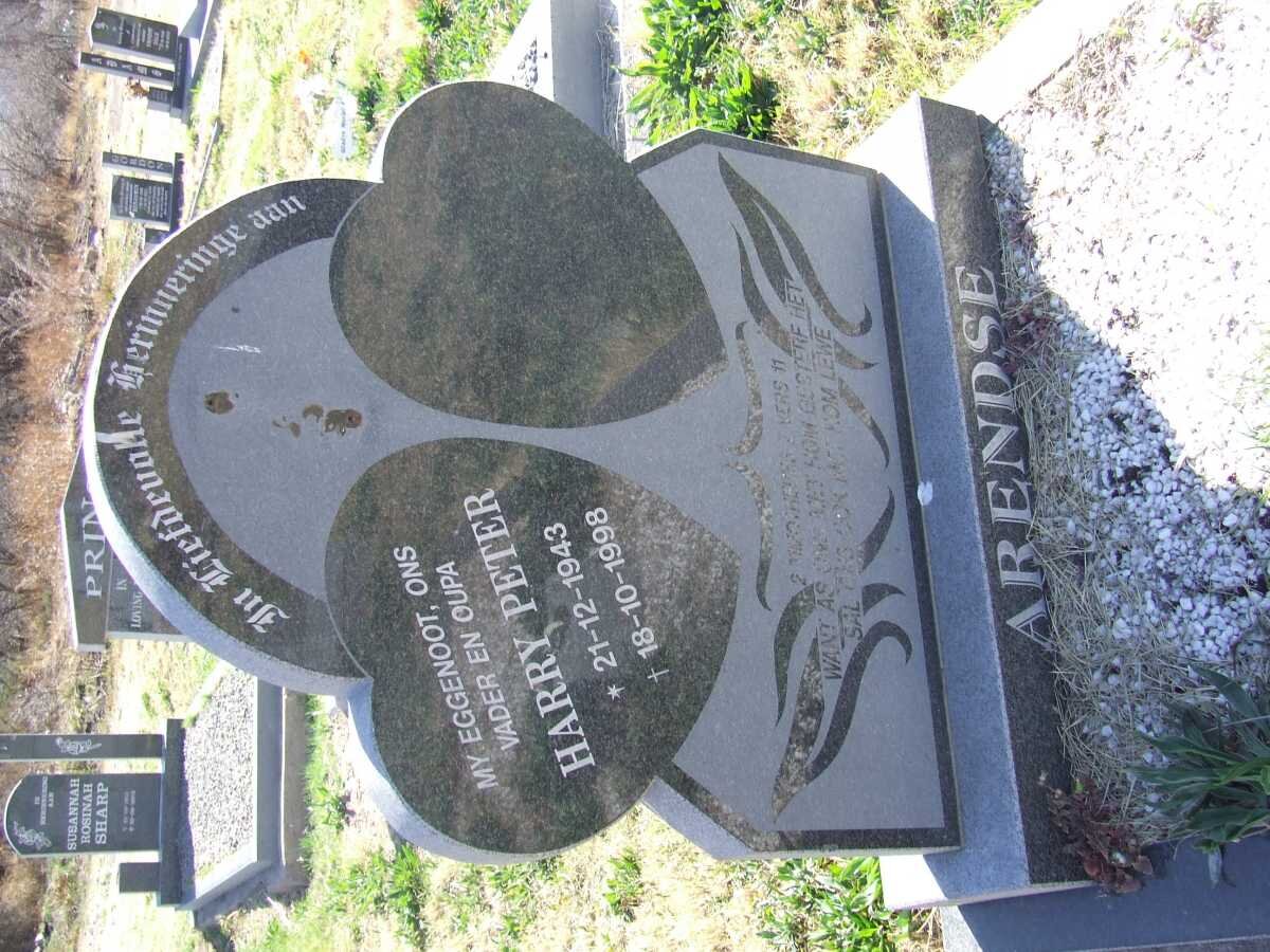 ARENDSE Harry Peter 1943-1998