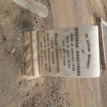 ARMSTRONG Montagu 1866-1932 &amp; Hillie EDKINS 1859-1933