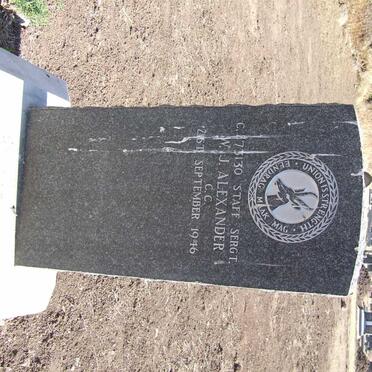 ALEXANDER W.J. -1946