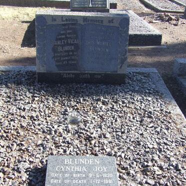 BLUNDEN Stanley Vicars -1956 &amp; Iris Muriel -1979 :: BLUNDEN Cynthia Joy 1930-1991