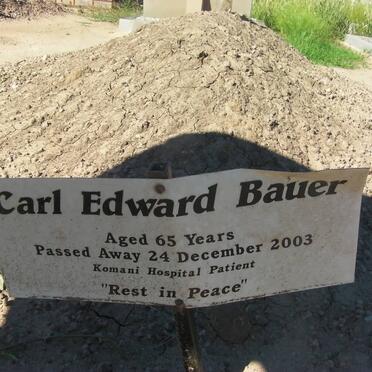 BAUER Carl Edward -2003