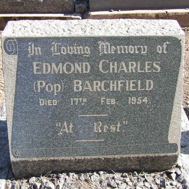 BARCHFIELD Edmond Charles -1954