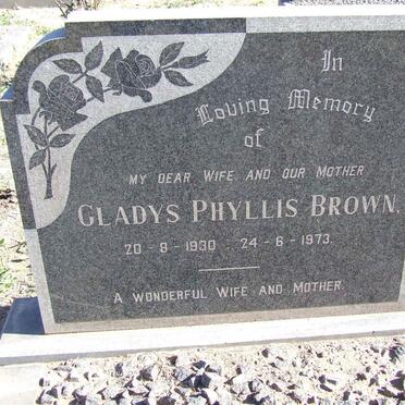 BROWN Calvin Arthur 1924-1993 &amp; Gladys Phillys 1930-1973 :: BROWN Ludvick Eric 1966-1984