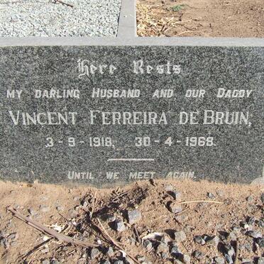 BRUIN Vincent Ferreira, de 1918-1968