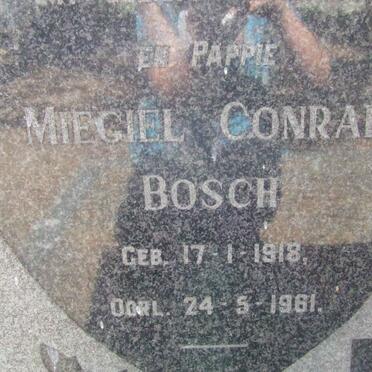 BOSCH Miegiel Conrad 1918-1961