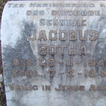 BOTHA Jacobus 1948-1949