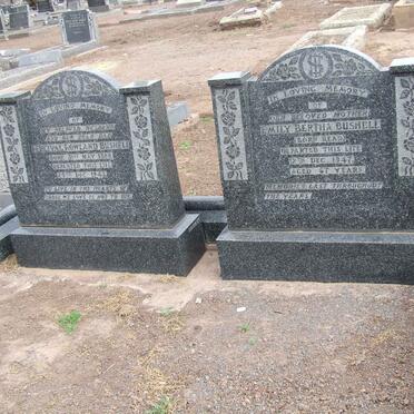 BUSHELL Percival Rowland 1880-1943 &amp; Emma Bertha READ -1947