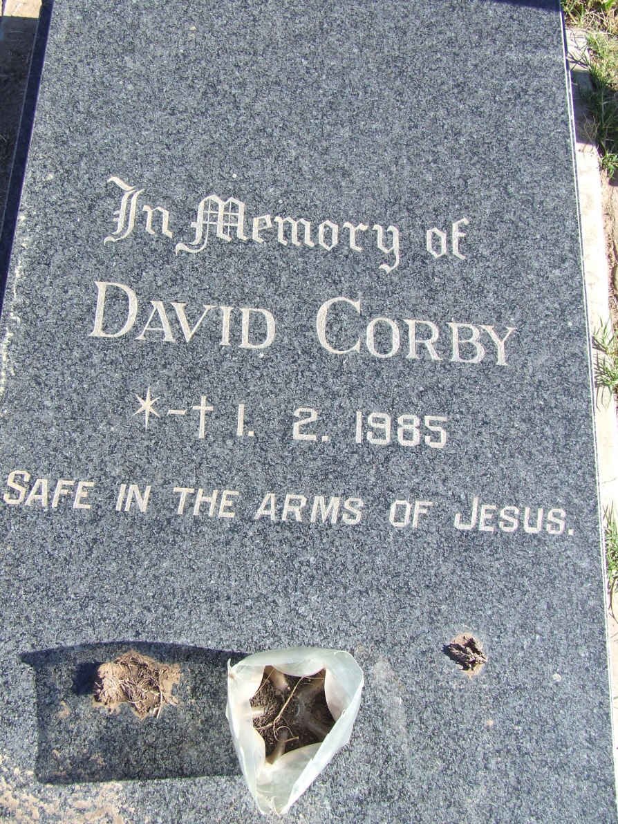 CORBY David 1985-1985