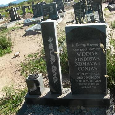 CONJWA Winnas Sindiswa Nomazwi 1938-2004