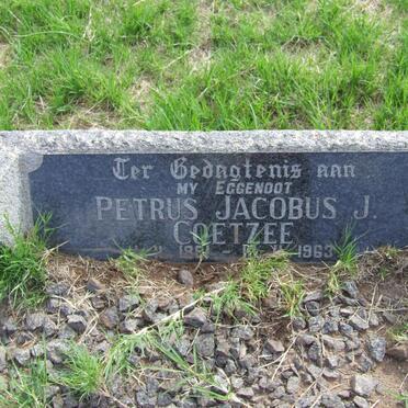 COETZEE Petrus Jacobus J. 1881-1963