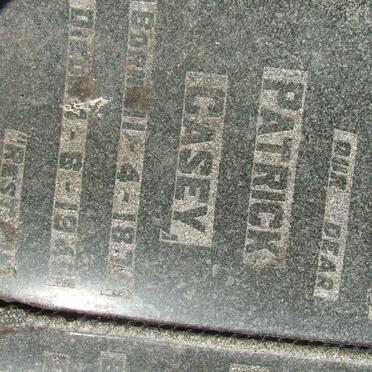 CASEY Patrick 1875-1945