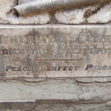 CLARKE Catherine E. -1903