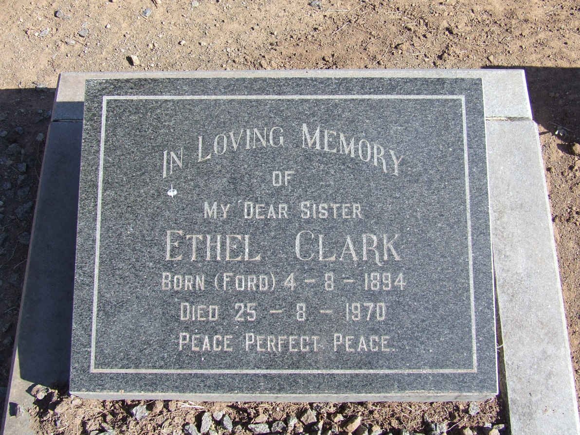 CLARK Ethel nee FORD 1894-1970