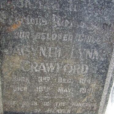 CRAWFORD Jagynth Lynne 1949-1951