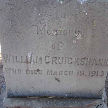 CRUICKSHANK William -1913