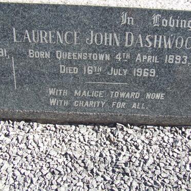 DASHWOOD Laurence John 1893-1969