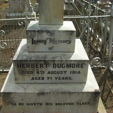 DUGMORE Herbert  -1914